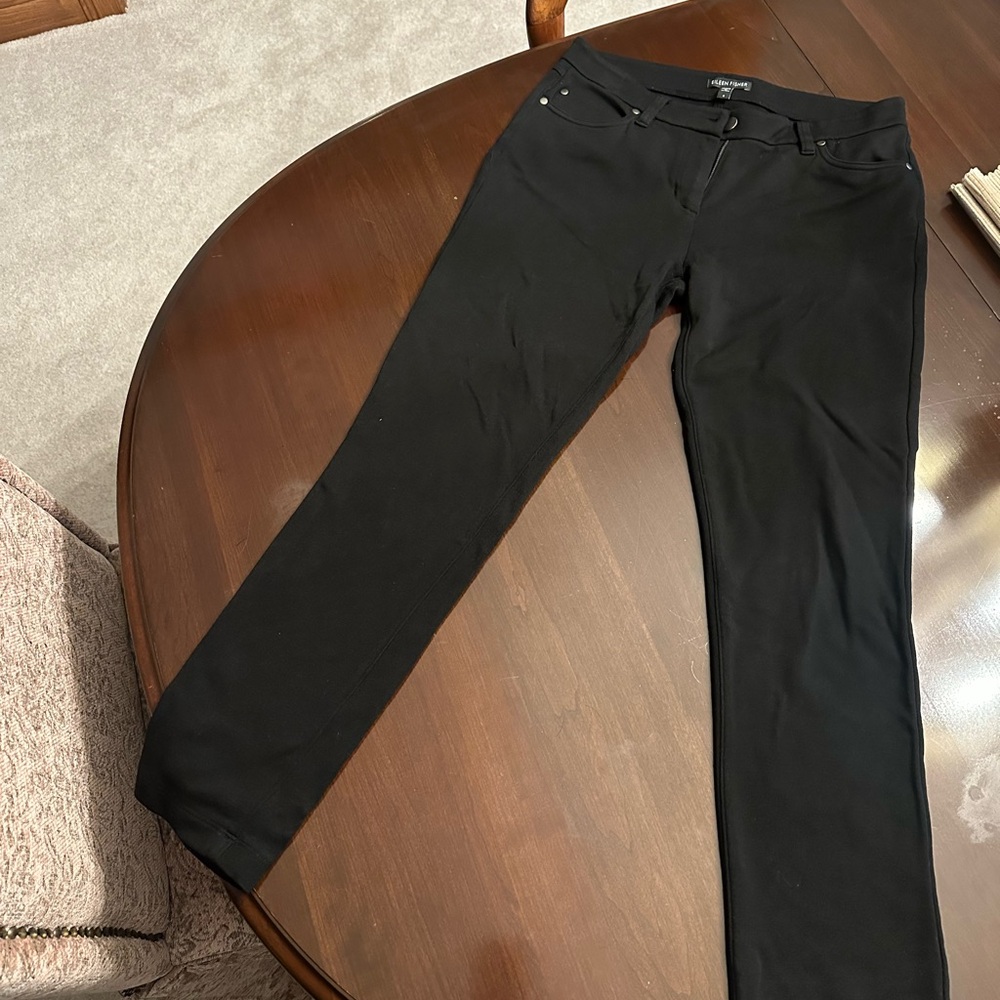 Eileen Fisher Classic Black Trousers